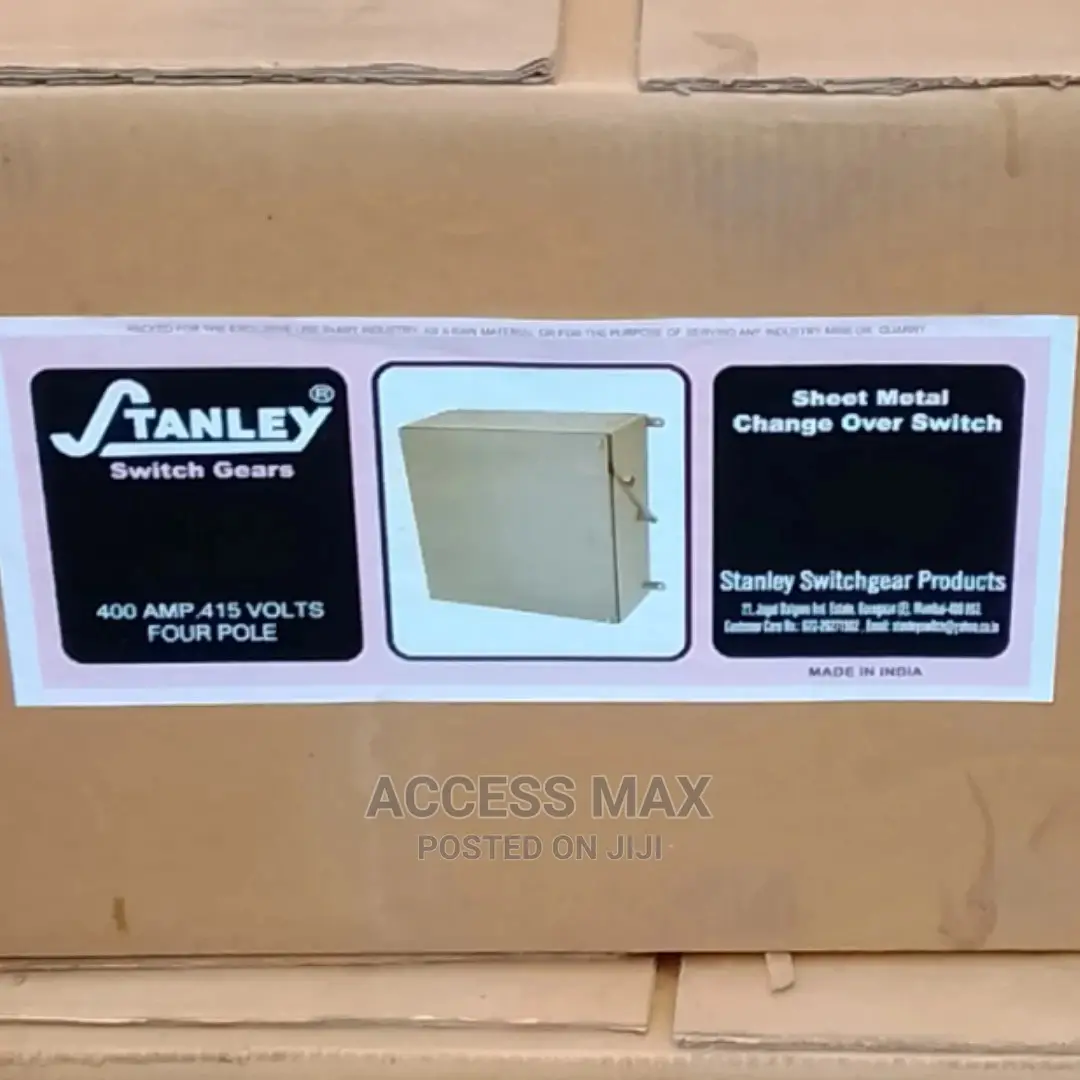 400 Amps Stanley Change Over