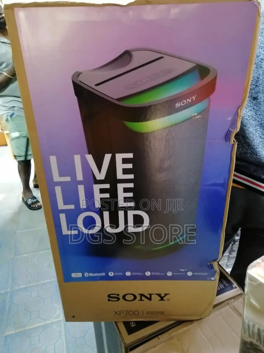 Sony Srs XP700 Live Life Loud Bluetooth Speaker