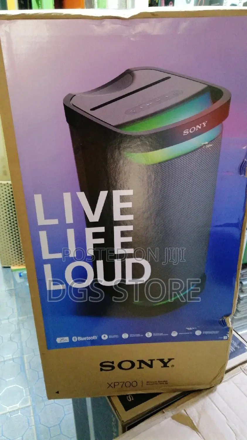 Sony Srs XP700 Live Life Loud Bluetooth Speaker
