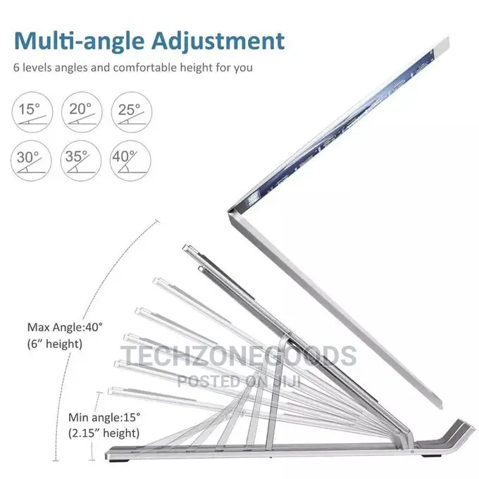 Innovative Laptop Stand (Alloy Silver)