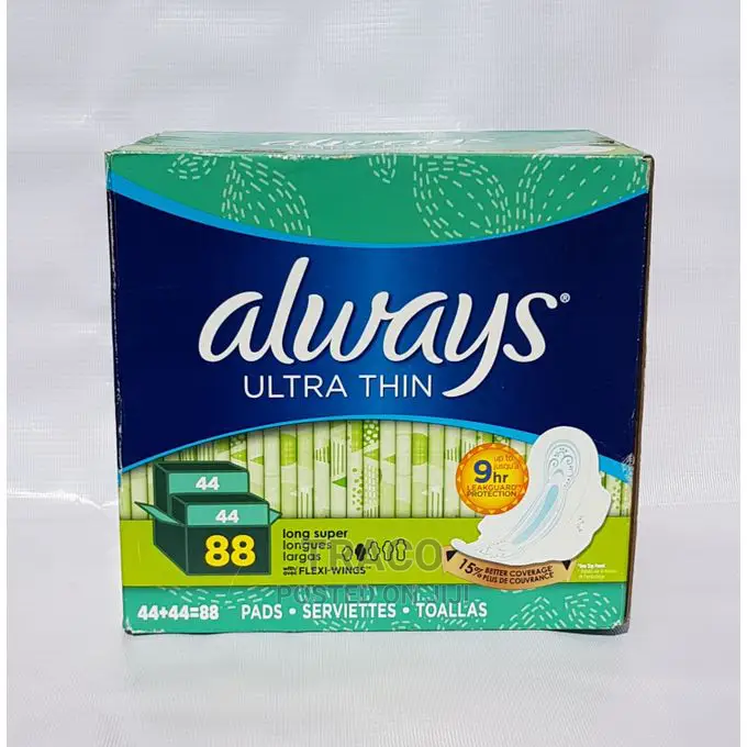 Always Ultra Thin Long Super Pads 88 Counts