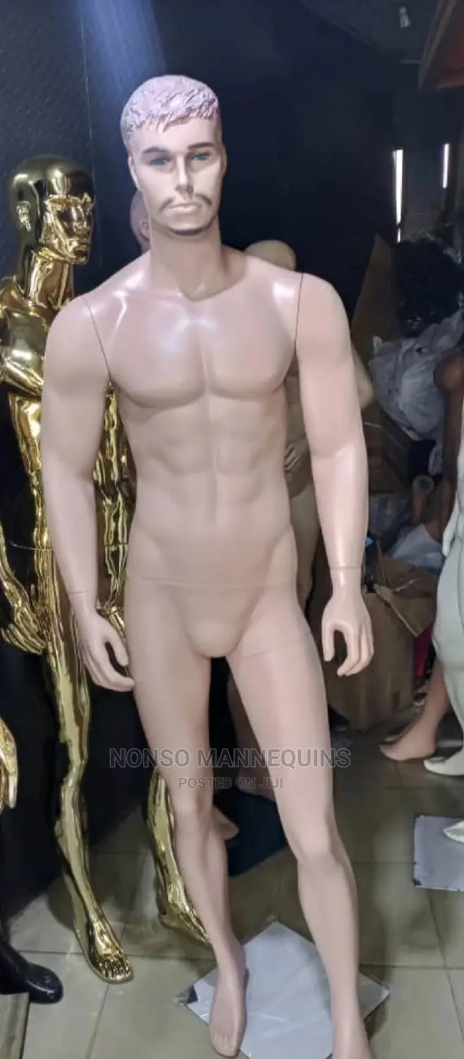 Skin Colour Fibre Male Display Mannequins
