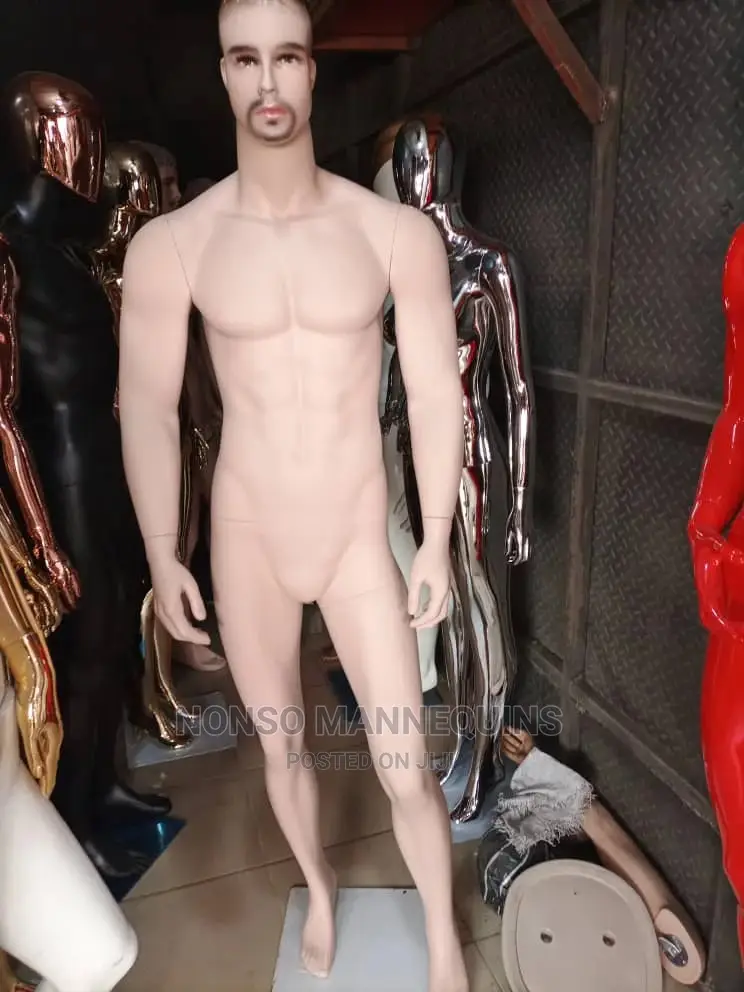 Skin Colour Fibre Male Display Mannequins