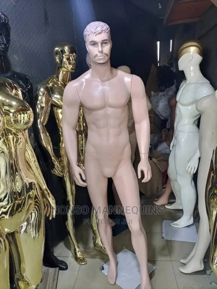 Skin Colour Fibre Male Display Mannequins