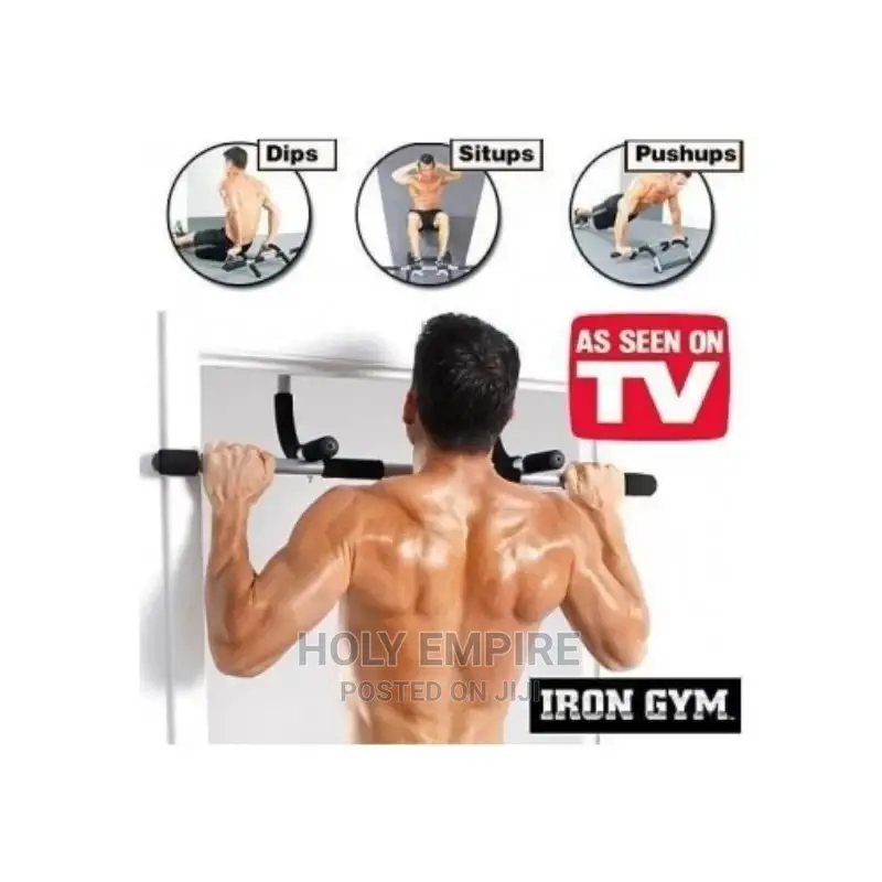 Iron Gym Pull Up Sit Up Door Bar Portable