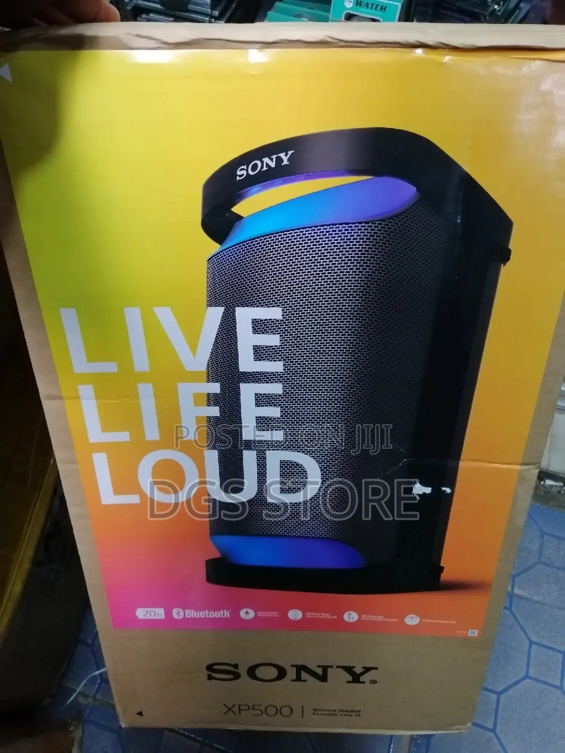Sony Srs XP500 Live Life Loud Bluetooth Speaker