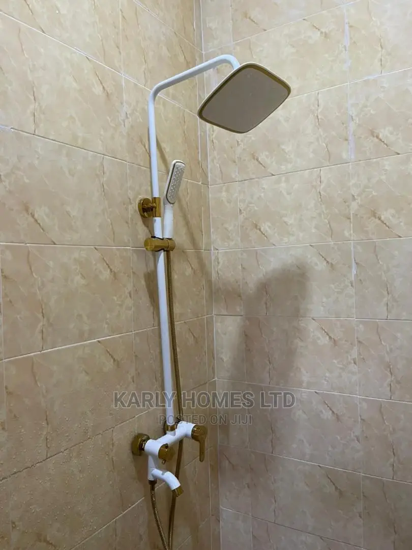 England White and Gold Shower (Complete Shower Sets)
