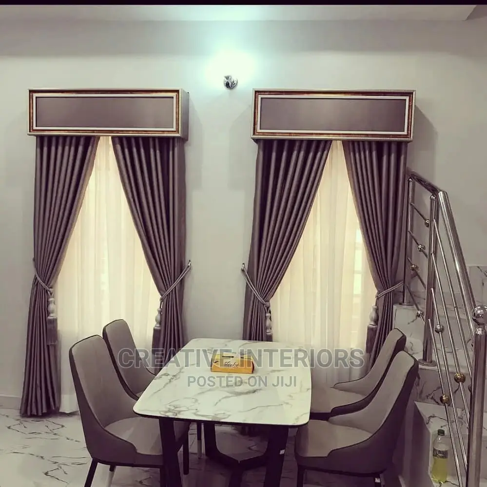 Quality Fabric Curtains With Board Frame