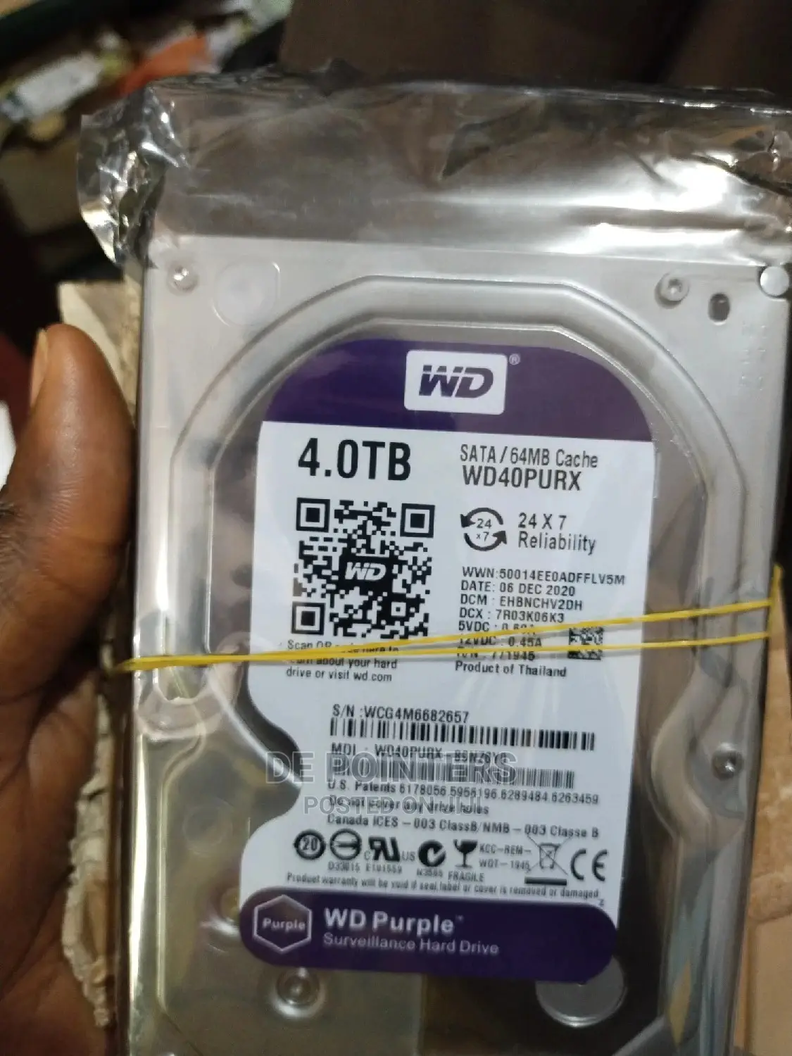 4tb Wd Surveillance HDD