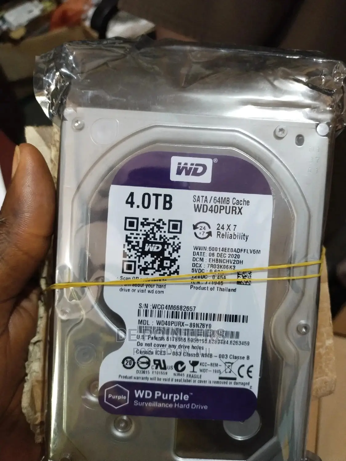 4tb Wd Surveillance HDD