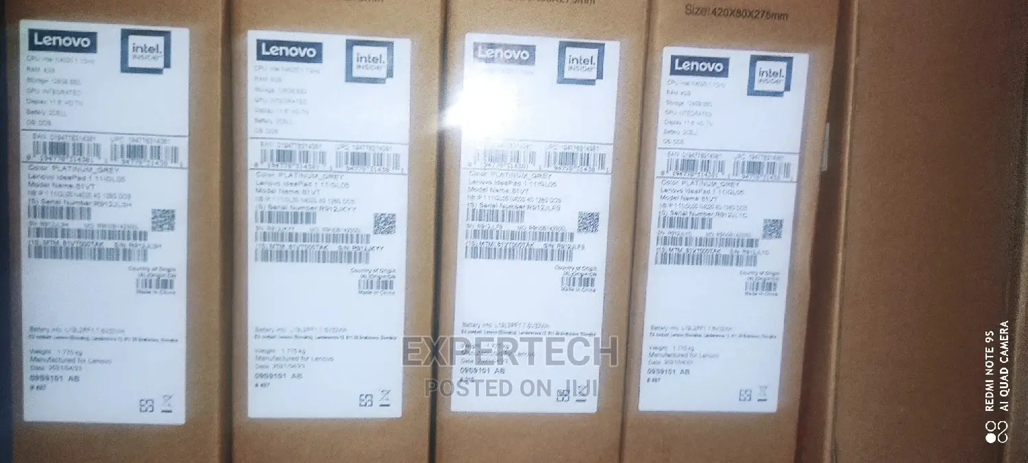 New Laptop Lenovo 4GB Intel Celeron SSD 128GB