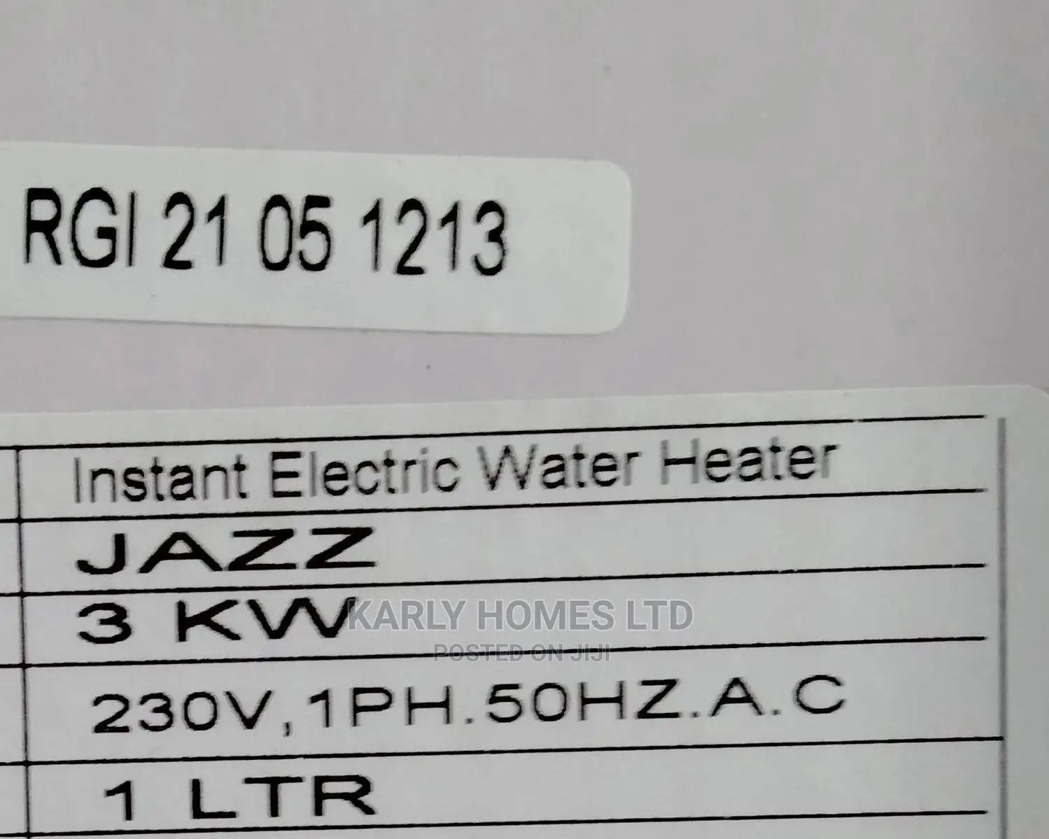 Indo Instant Water Heater