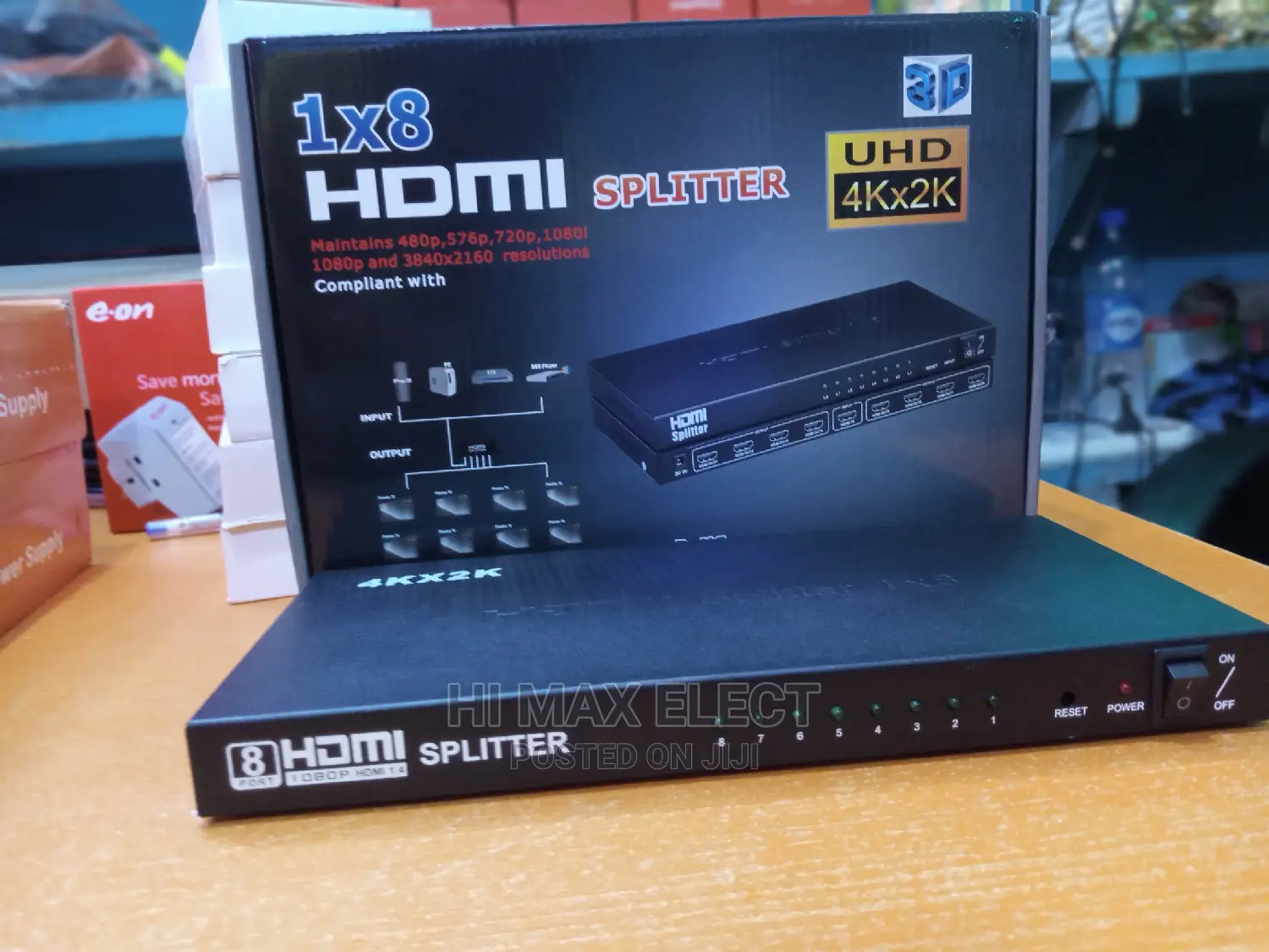 8-Port Hdmi Splitter to Mutiple Monitors/Projector