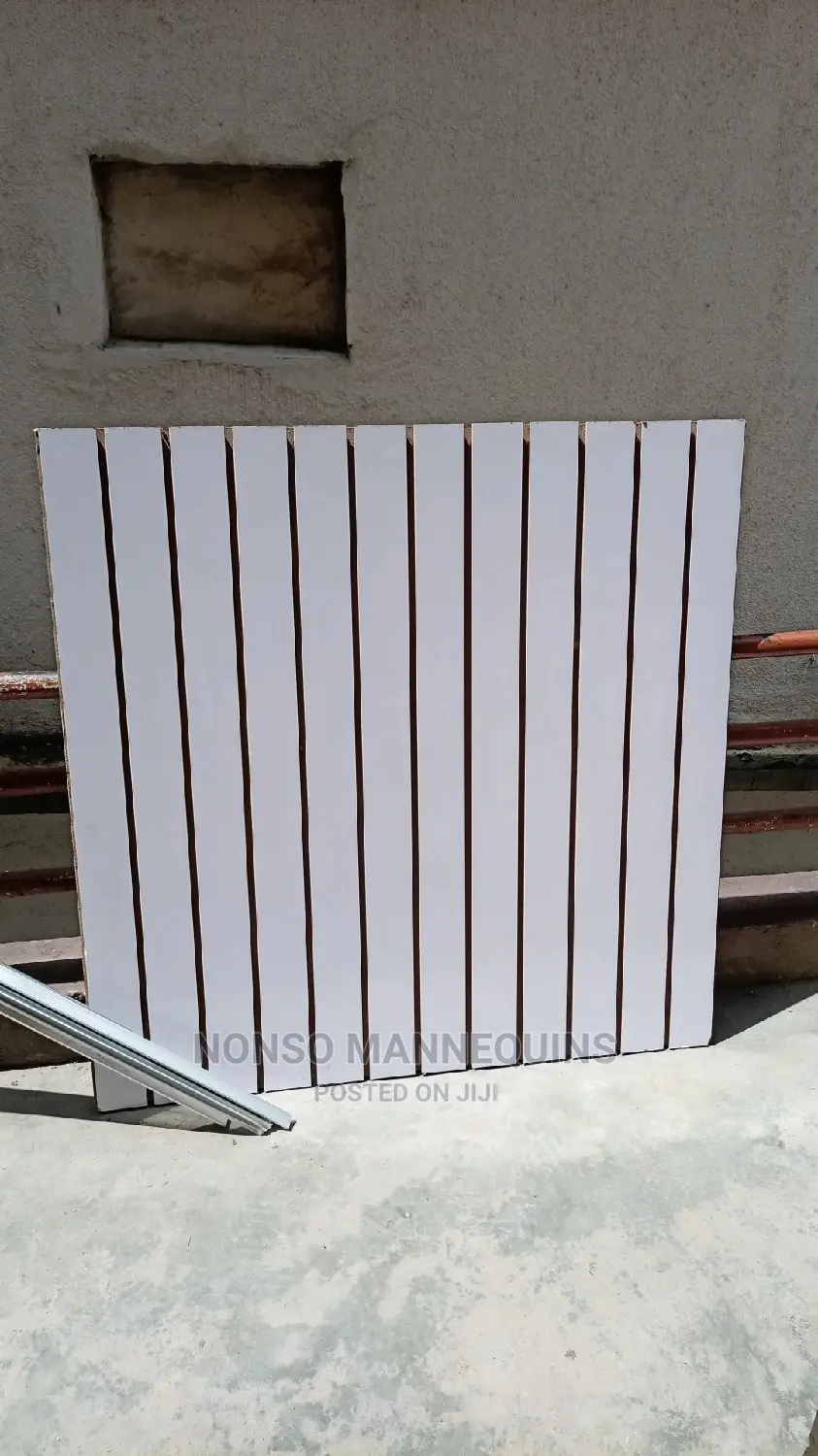 4 Feets By 4 Feets MDF Multi Purpose Slat Wall Boards Displa