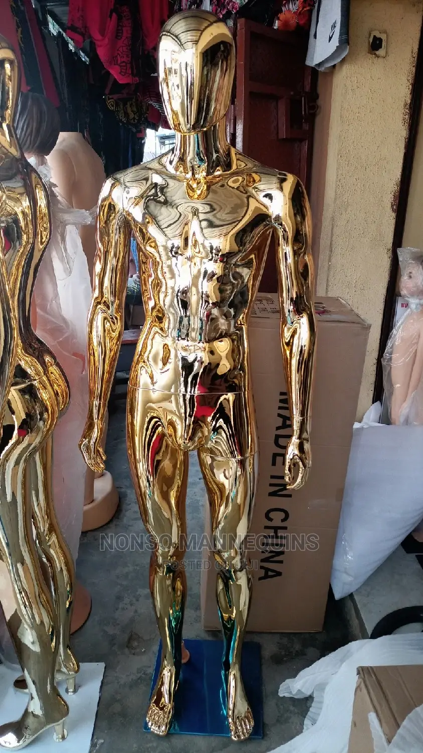 Newly Imported Gold Shade Chrome Display Mannequin