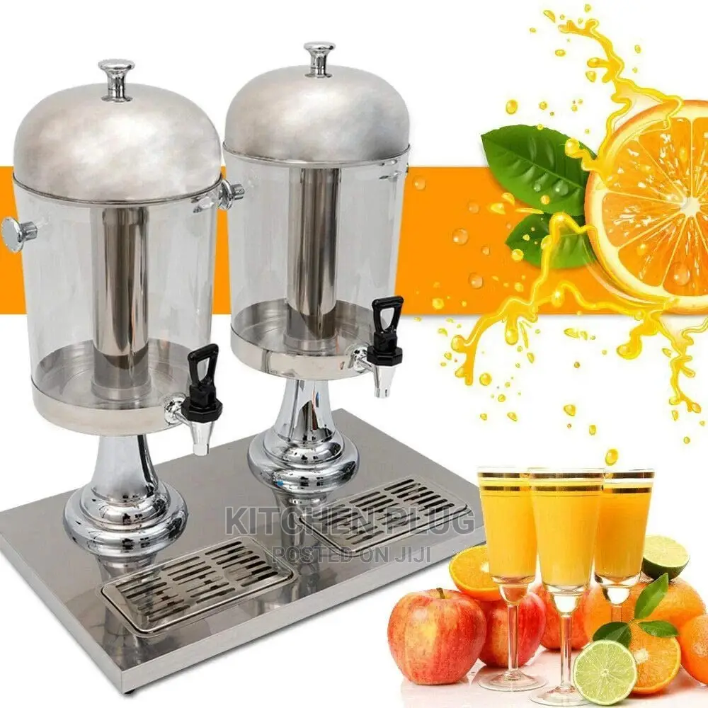 Double Beverage Commercial Juice And Drink Dispenser