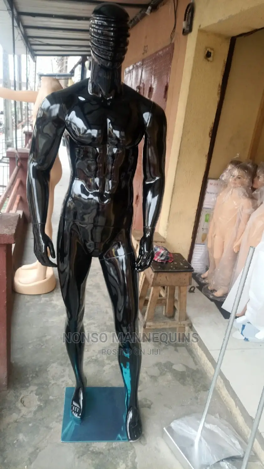 Full Body Fibre White Black Glossy Display Mannequins