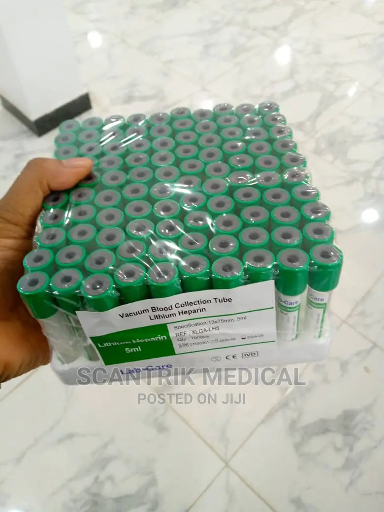 Green Blood Collection Tubes Heparin