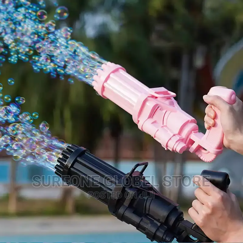 18 Holes Gatling Bubble Machine