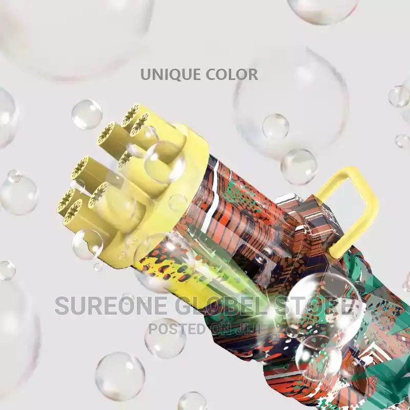 Electric Bubble Machine With Led Light