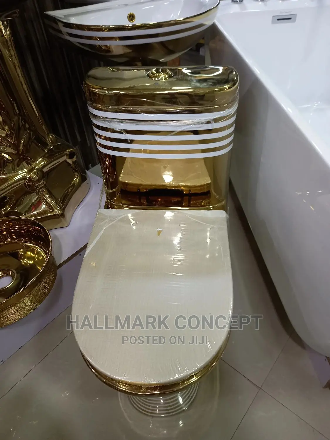 Gold Plated Vintage Water Closets