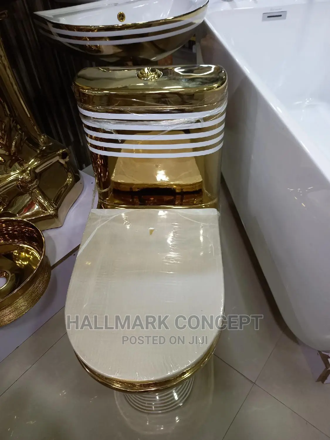 Gold Plated Vintage Water Closets