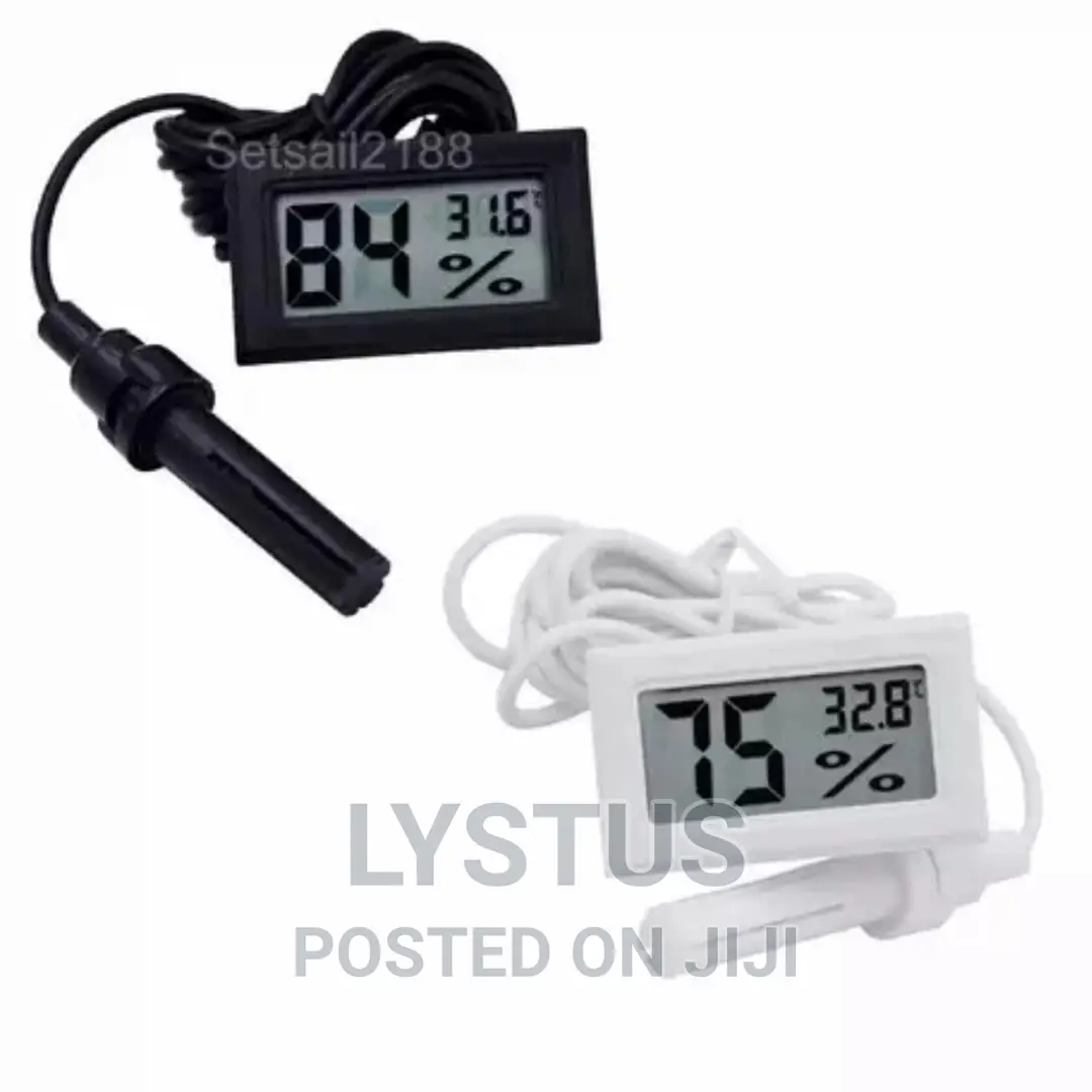 FY-12 Aquarium Fridge/Freezer Hygrometer Water Thermometer