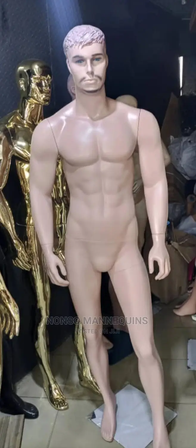 White Skin Colour Fibre Male Display Mannequins