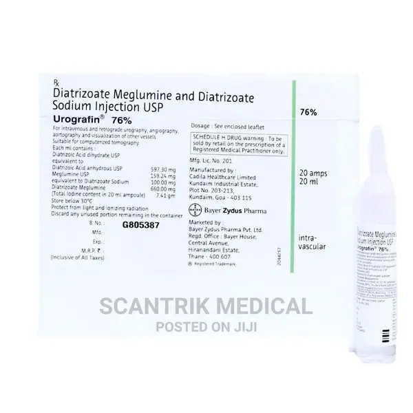 Urografin Soln 76 % 10x20ml