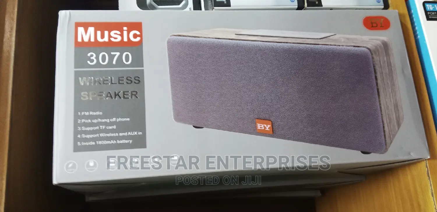 Misic by 3070 Bluetooth Speaker. Mp3 Player, Fm Radio.