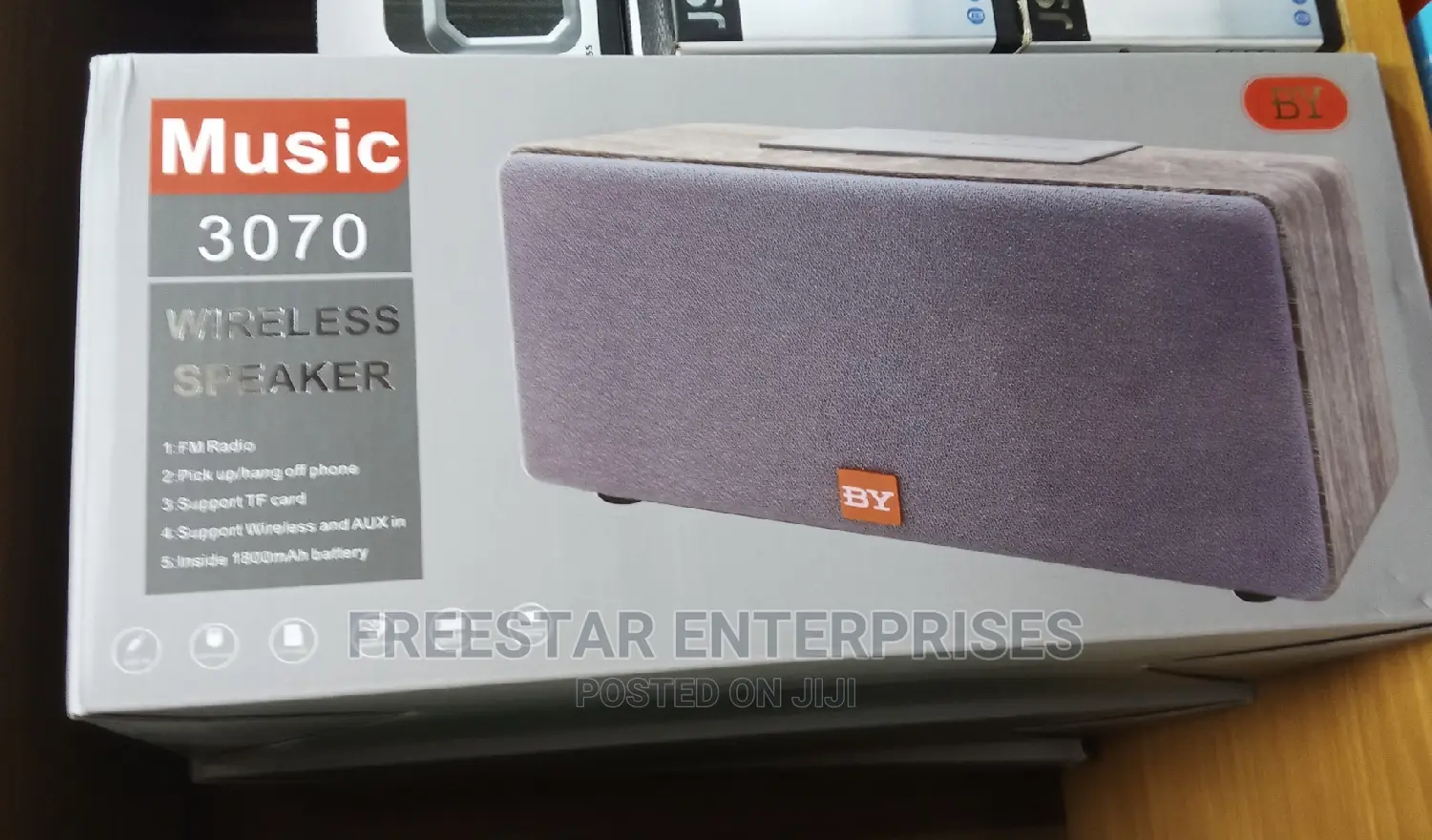 Misic by 3070 Bluetooth Speaker. Mp3 Player, Fm Radio.