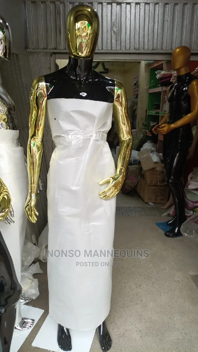 Honey Comb Male Chrome Display Mannequins