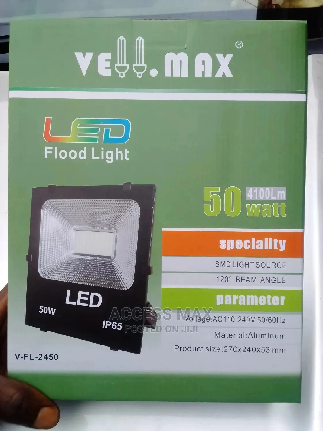 LED 50watt Vellmax Flood Light