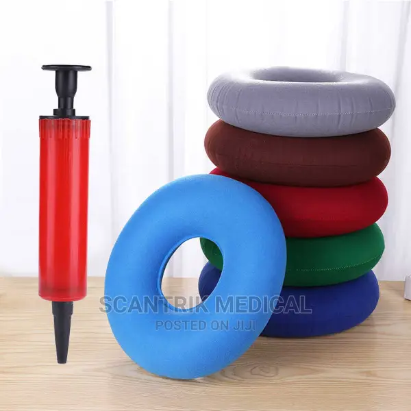 Inflatable Rubber Ring Round Seat Cushion Pillows Medical