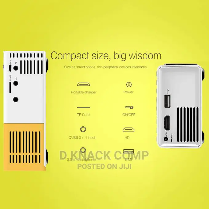 YG300 LED Projector 1080P Projection Machine With USB