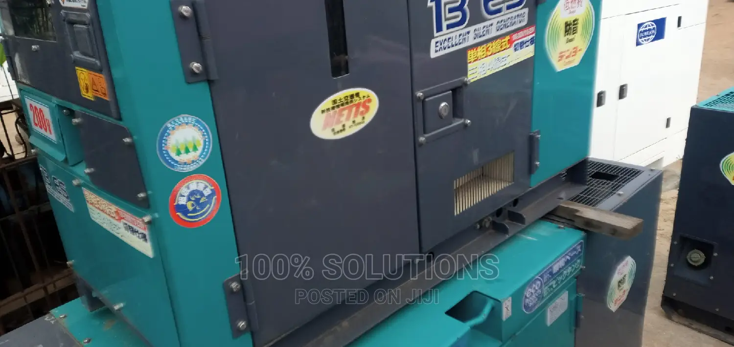 Foreign Denyo 13kva Sound Proof Generator for Sale