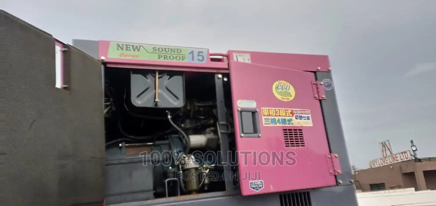 Foreign Denyo 15kva Sound Proof Generator for Sale