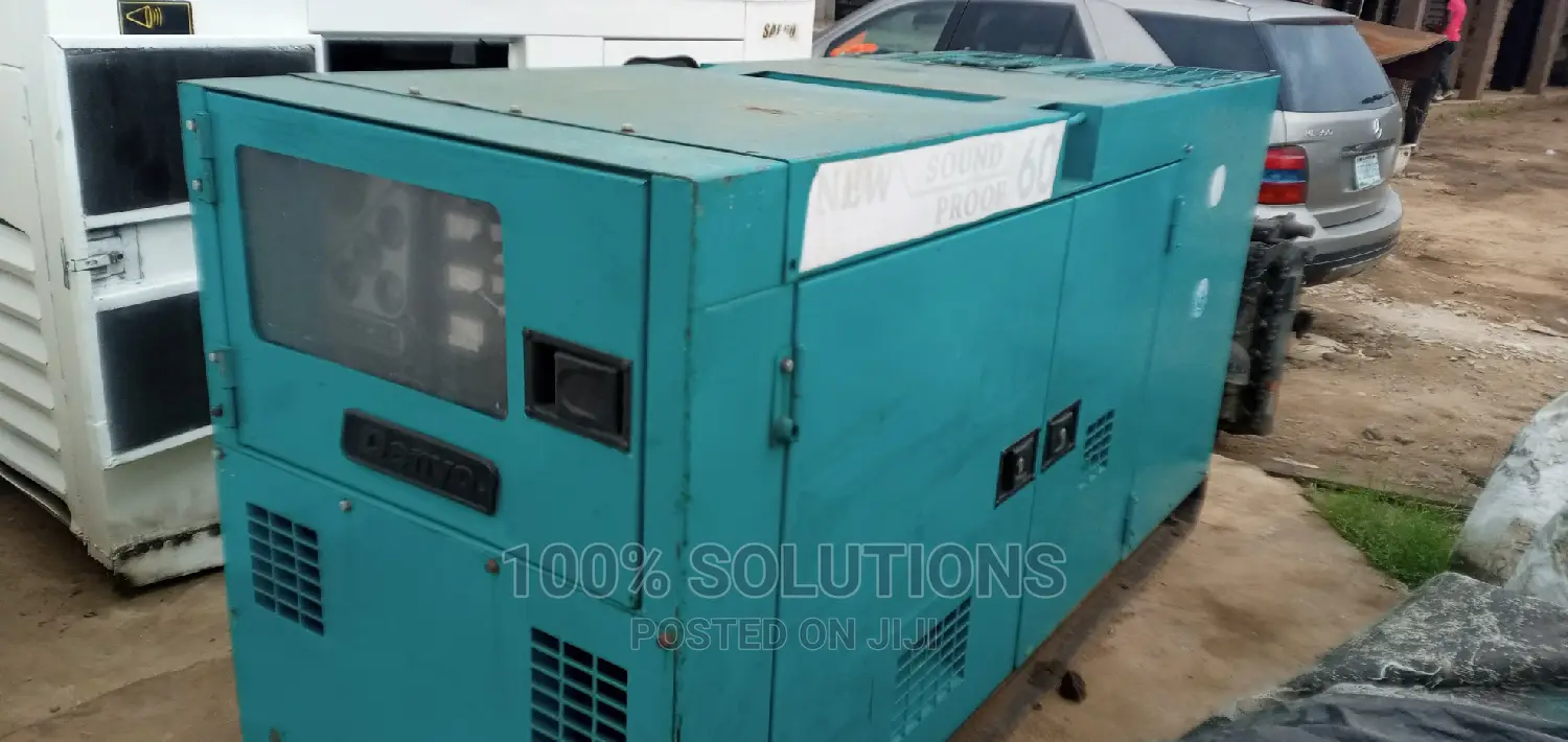 Foreign Denyo 60kva Sound Proof Generator for Sale