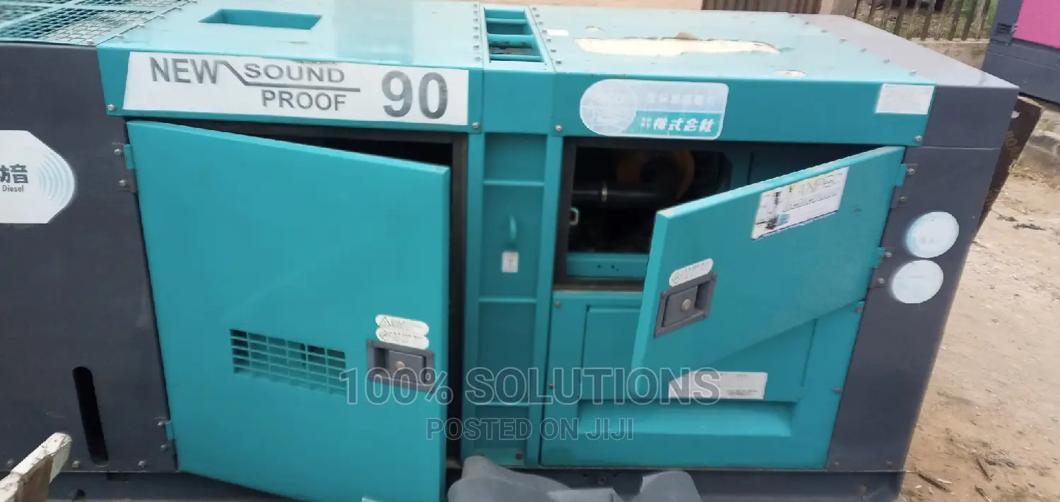 Foreign Denyo 90kva Sound Proof Generator for Sale