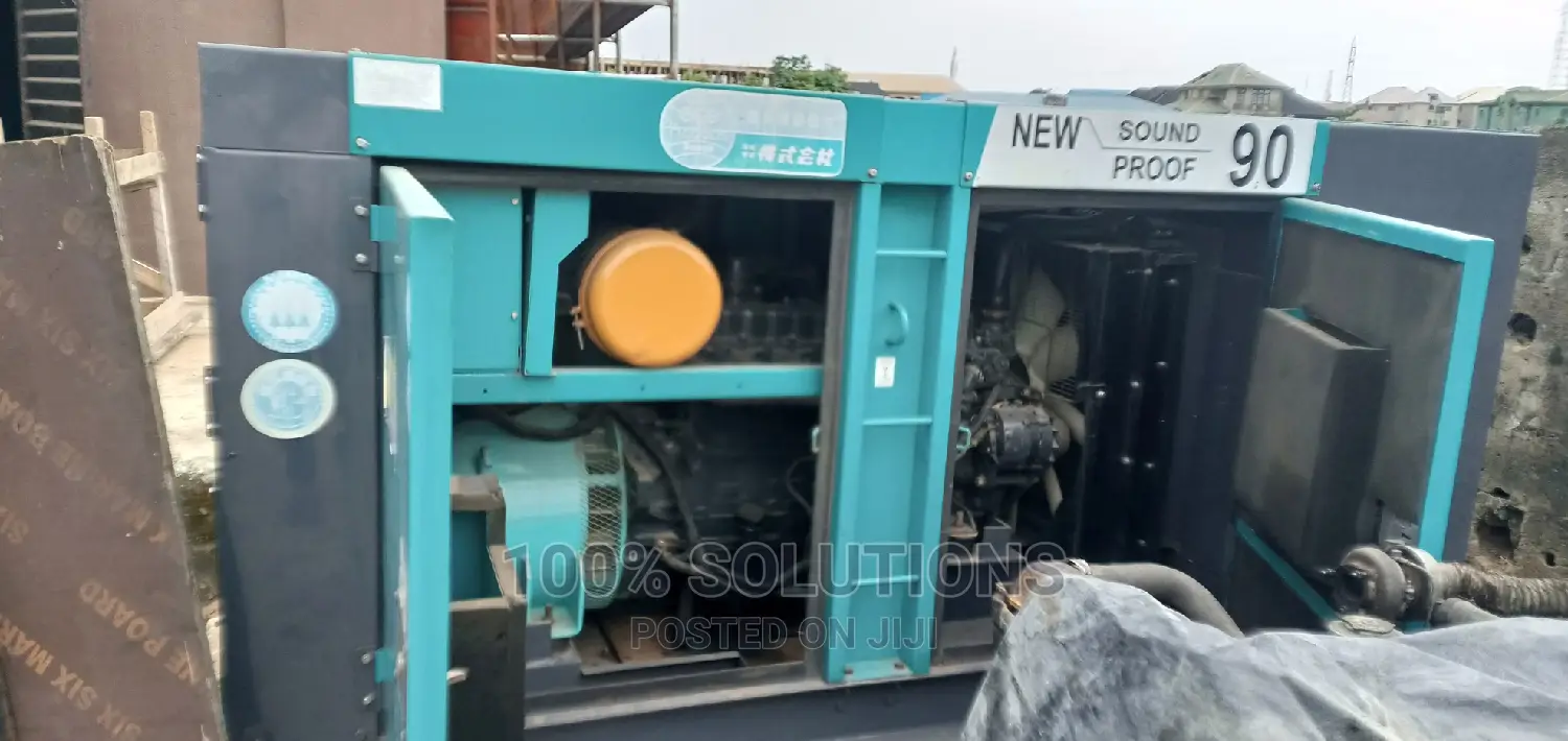 Foreign Denyo 90kva Sound Proof Generator for Sale