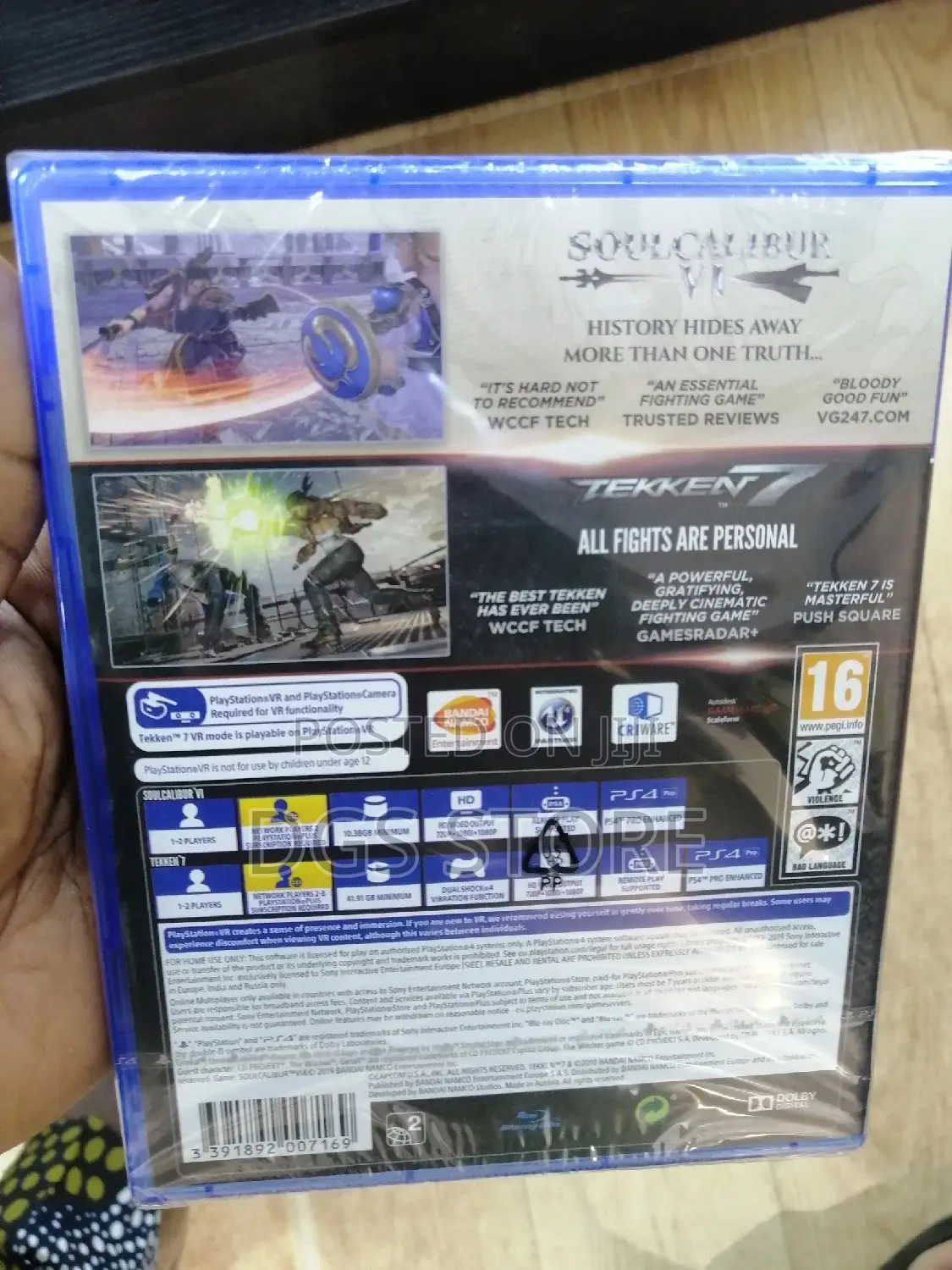 Ps4 Soul Calibur Vl, Tekken 7 Game
