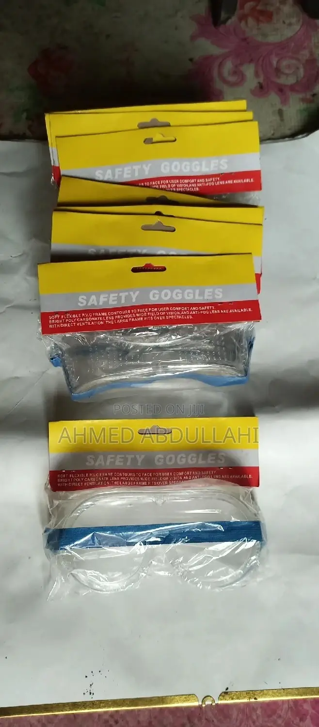 Rubber Safety Goggles