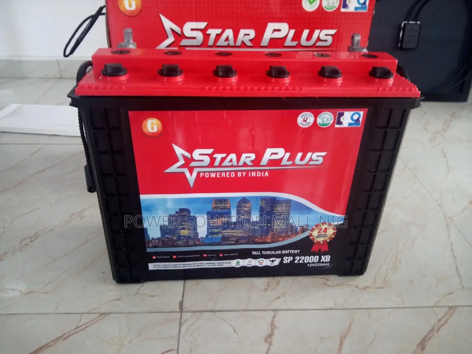 Starplus 220ah Quality Tubular Battery With 2 Year Warranty