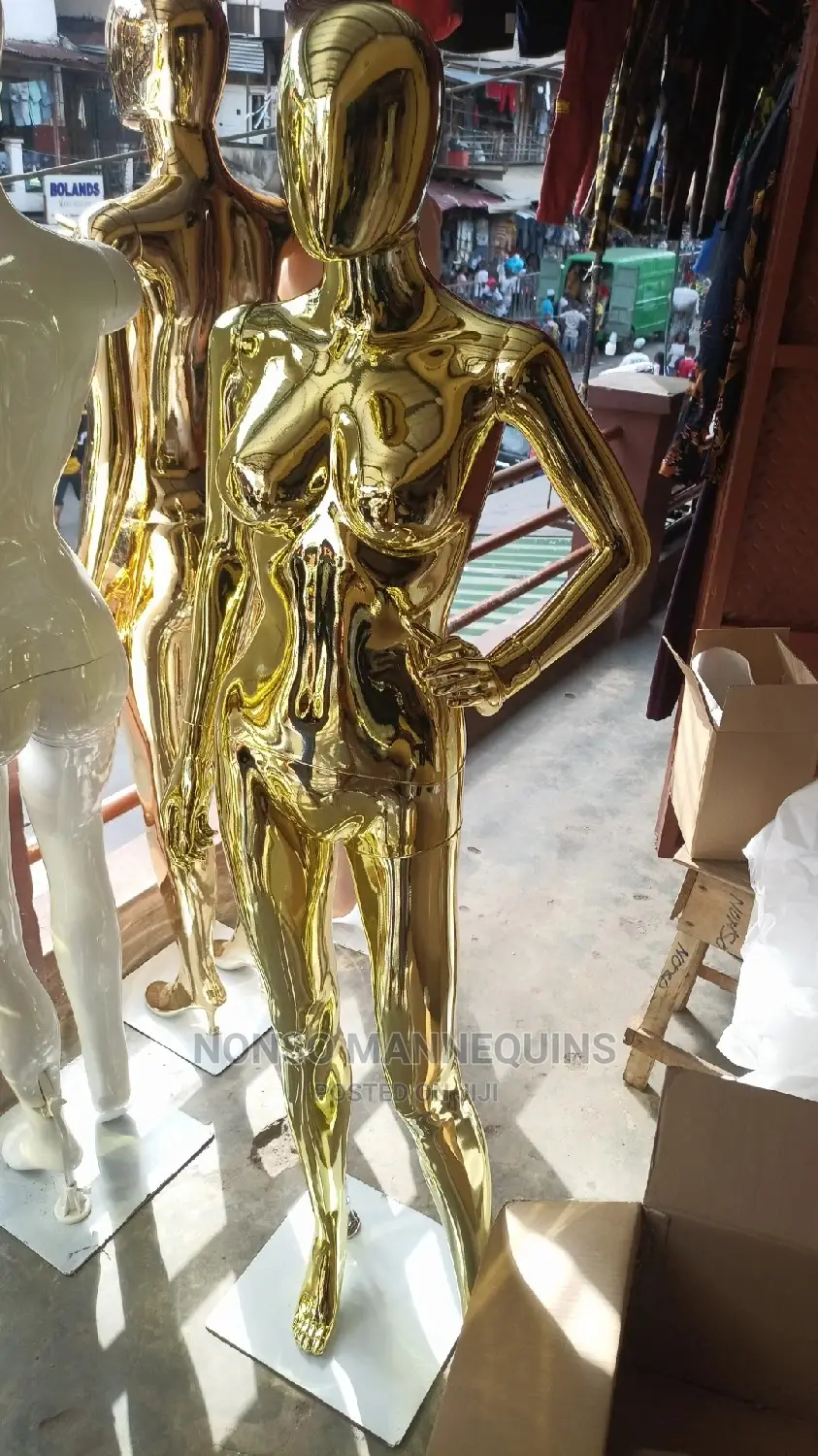 New Gold Female Size 8 Body Display Mannequin