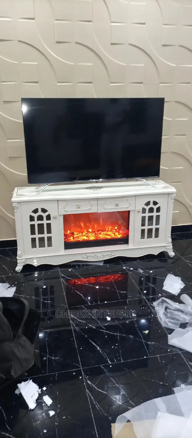 Exotic Fire Place TV Stand