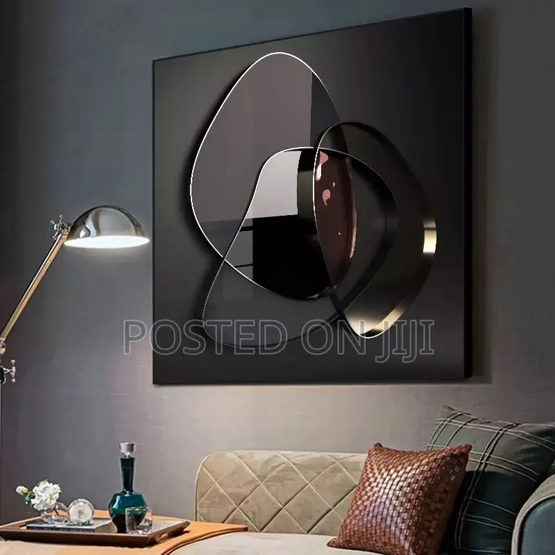 Abstract 3D Metal Wall Art