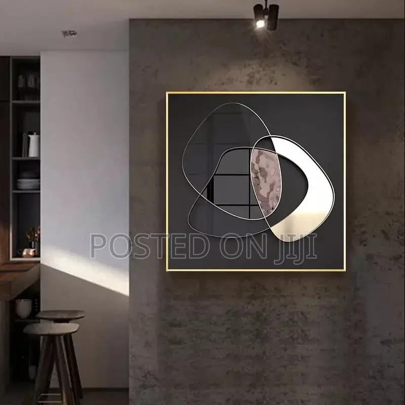 Abstract 3D Metal Wall Art