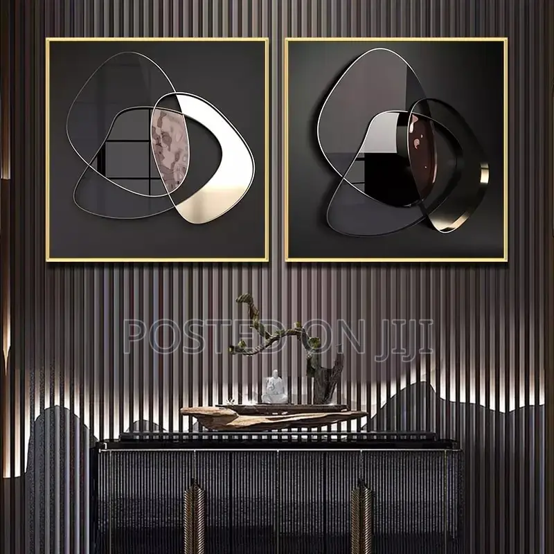Abstract 3D Metal Wall Art