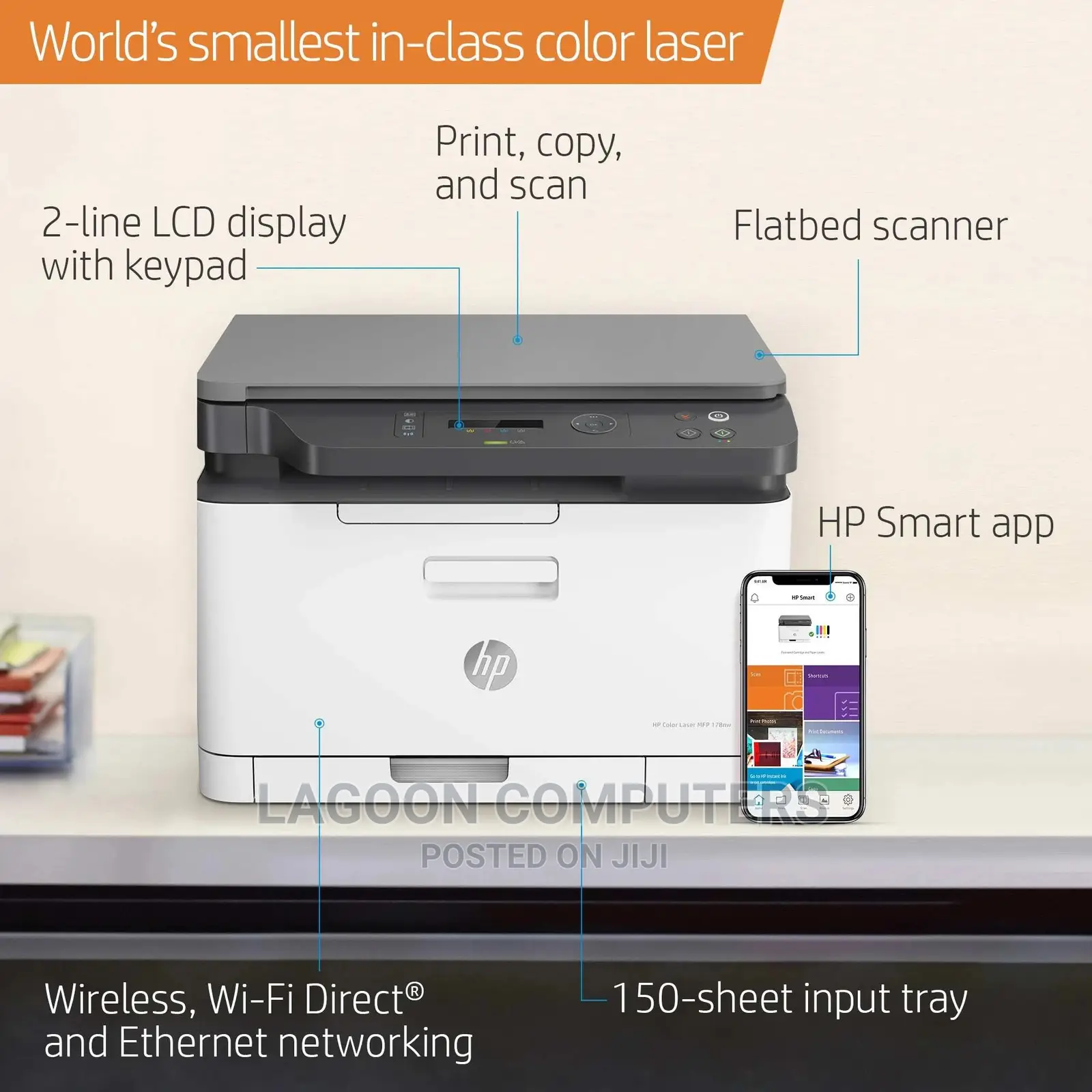 Hp Color Laser MFP 178nw(4zb96a)