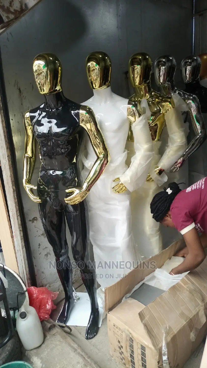Chrome Male Display Mannequins
